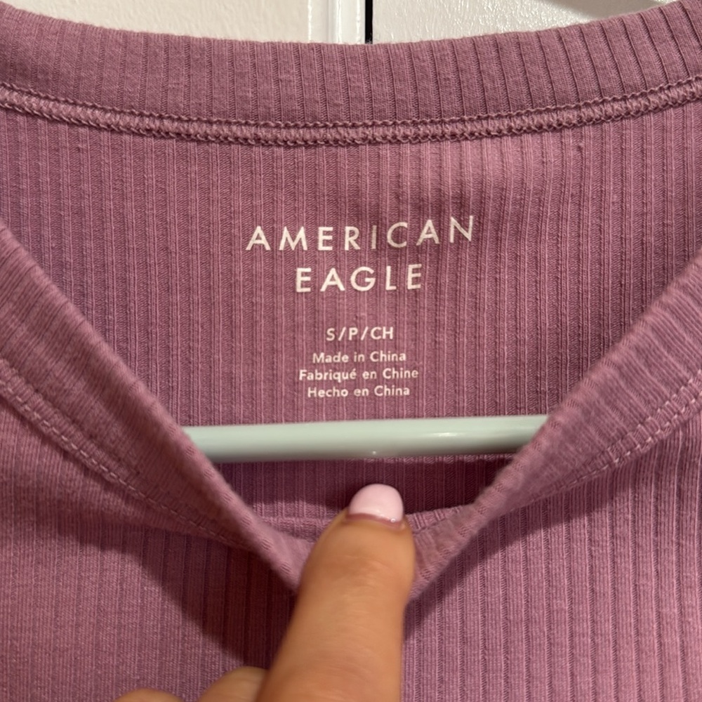 AE Hey Baby Ribbed Tee - Picture 3 of 3